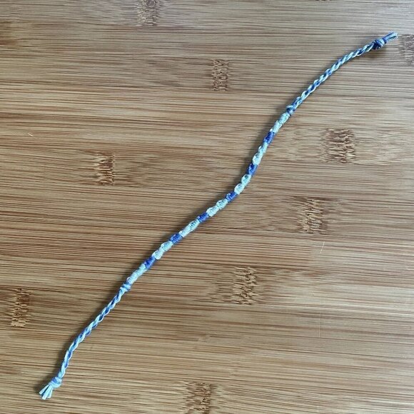 Melanie Woven Bracelet anklet trendy comfortable tie embroidery thread woven gif - Picture 3 of 3